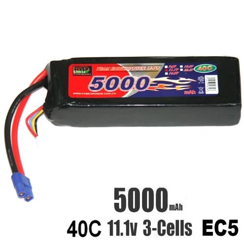 EP Power 5000mAh 11.1V 40C 3S1P EC5