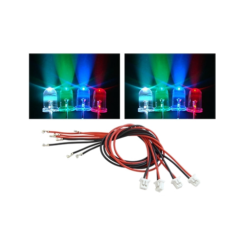 BLADE  200 QX 3mm LEDs (Blue, Green, Red, White) Combo