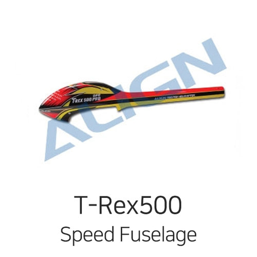 Align T-REX 500E Speed Fuselage(Red&amp;Yellow) - 강력추천!