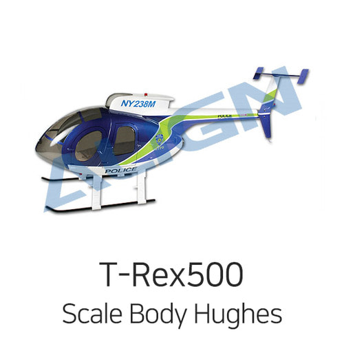 Align T-REX 500 Scale Body Hughes-500E(N.Y.P.D) - QCB