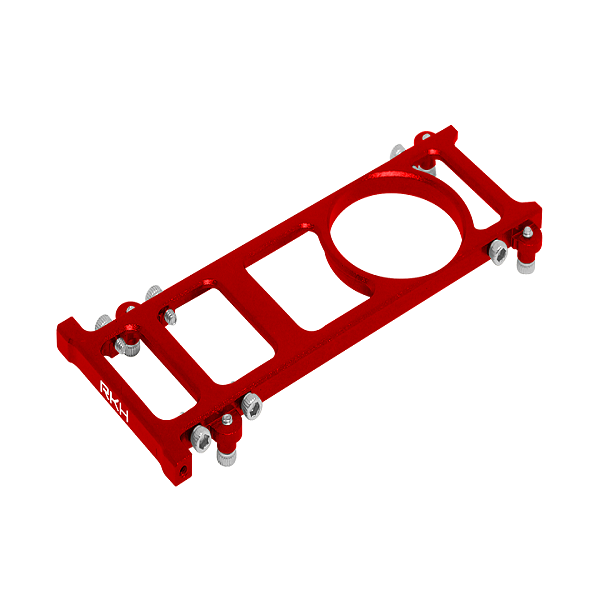 라콘헬리 CNC AL Bottom Frame (1) (Red) (for 130S452)- Blade 130 S 옵션