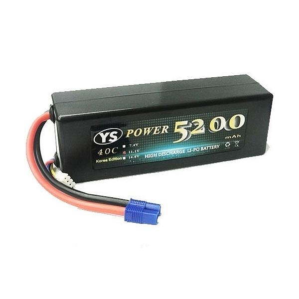 YS 11.1V 5200mAh 40C EC3 리튬폴리머 배터리