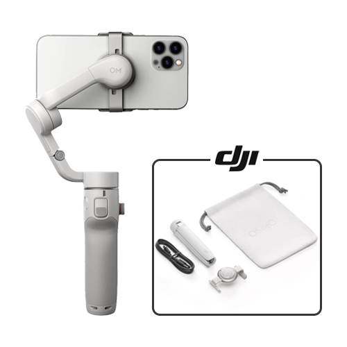 DJI Osmo Mobile 6 스마트폰 짐벌 (플레티넘 그레이 / DJI 오즈모 모바일6)